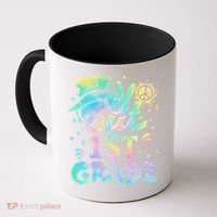 Peace Out 1st Grade Tie Dye Graduation Last Day Of School Coffee Mug thumb 0