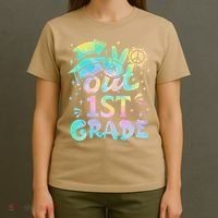 Peace Out 1st Grade Tie Dye Graduation Last Day Of School T-Shirt thumb 4