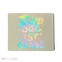 Peace Out 1st Grade Tie Dye Graduation Last Day Of School Mousepad thumb 0