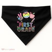 Peace Out 1st First Grade Graduation Last Day Of School USA-Made Doggie Bandana thumb 0