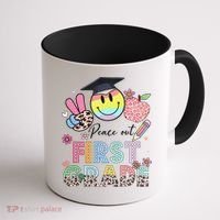 Peace Out 1st First Grade Graduation Last Day Of School Coffee Mug thumb 1