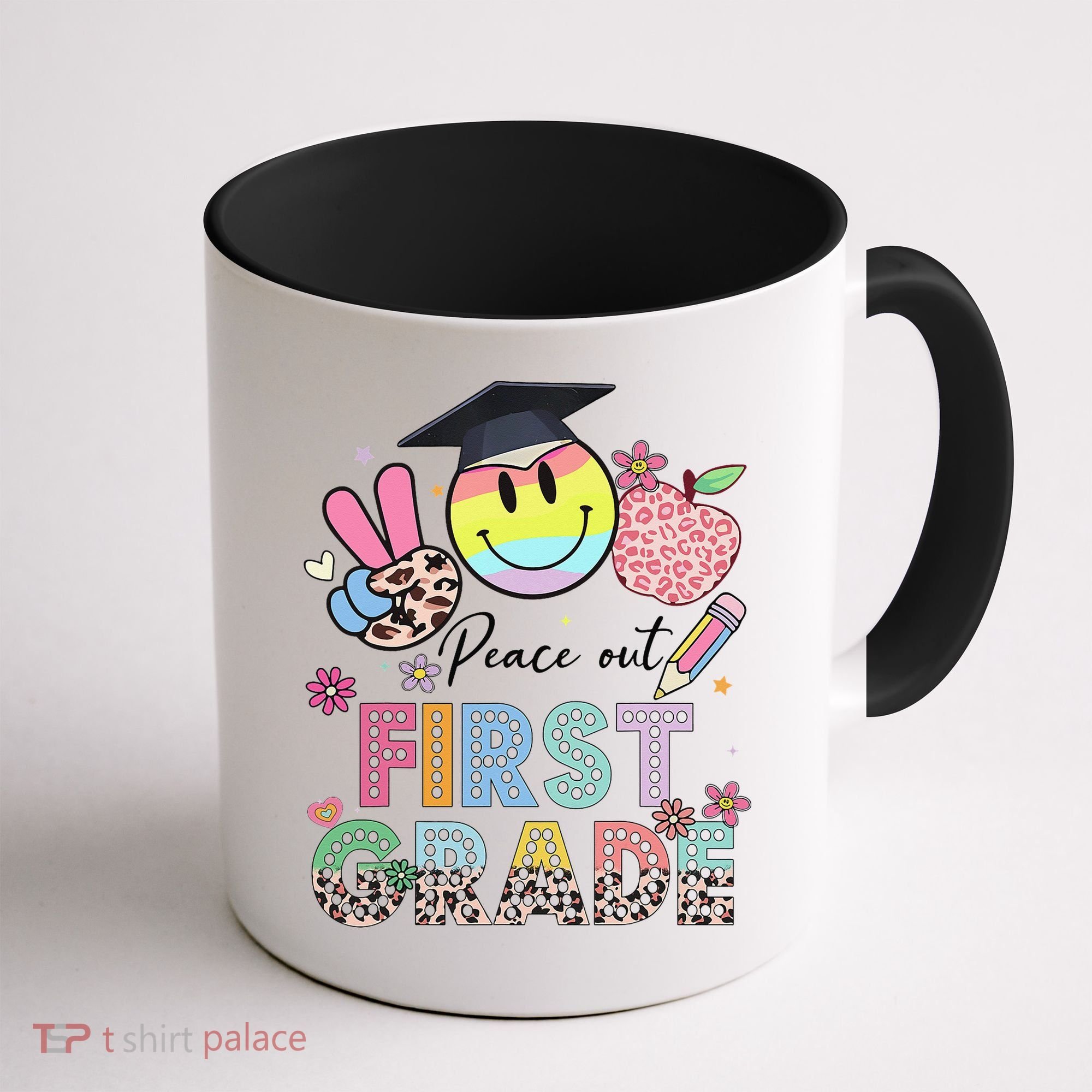 Peace Out 1st First Grade Graduation Last Day Of School Coffee Mug