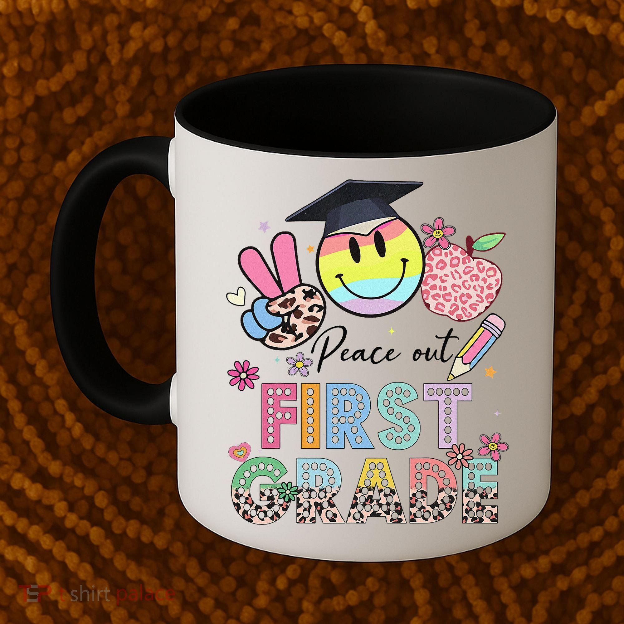 Peace Out 1st First Grade Graduation Last Day Of School Coffee Mug