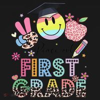 Peace Out 1st First Grade Graduation Last Day Of School Ornament thumb 1
