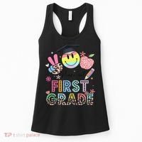 Peace Out 1st First Grade Graduation Last Day Of School Women's Tank Top thumb 0