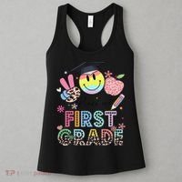 Peace Out 1st First Grade Graduation Last Day Of School Women's Tank Top thumb 3
