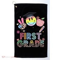 Peace Out 1st First Grade Graduation Last Day Of School Golf Towel thumb 0