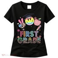 Peace Out 1st First Grade Graduation Last Day Of School Women's T-Shirt thumb 0