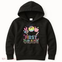 Peace Out 1st First Grade Graduation Last Day Of School Kids Hoodie thumb 0