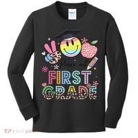Peace Out 1st First Grade Graduation Last Day Of School Kids Long Sleeve Shirt thumb 0