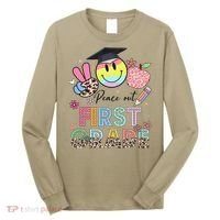 Peace Out 1st First Grade Graduation Last Day Of School Long Sleeve Shirt thumb 0