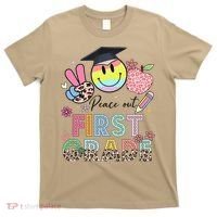 Peace Out 1st First Grade Graduation Last Day Of School T-Shirt thumb 0