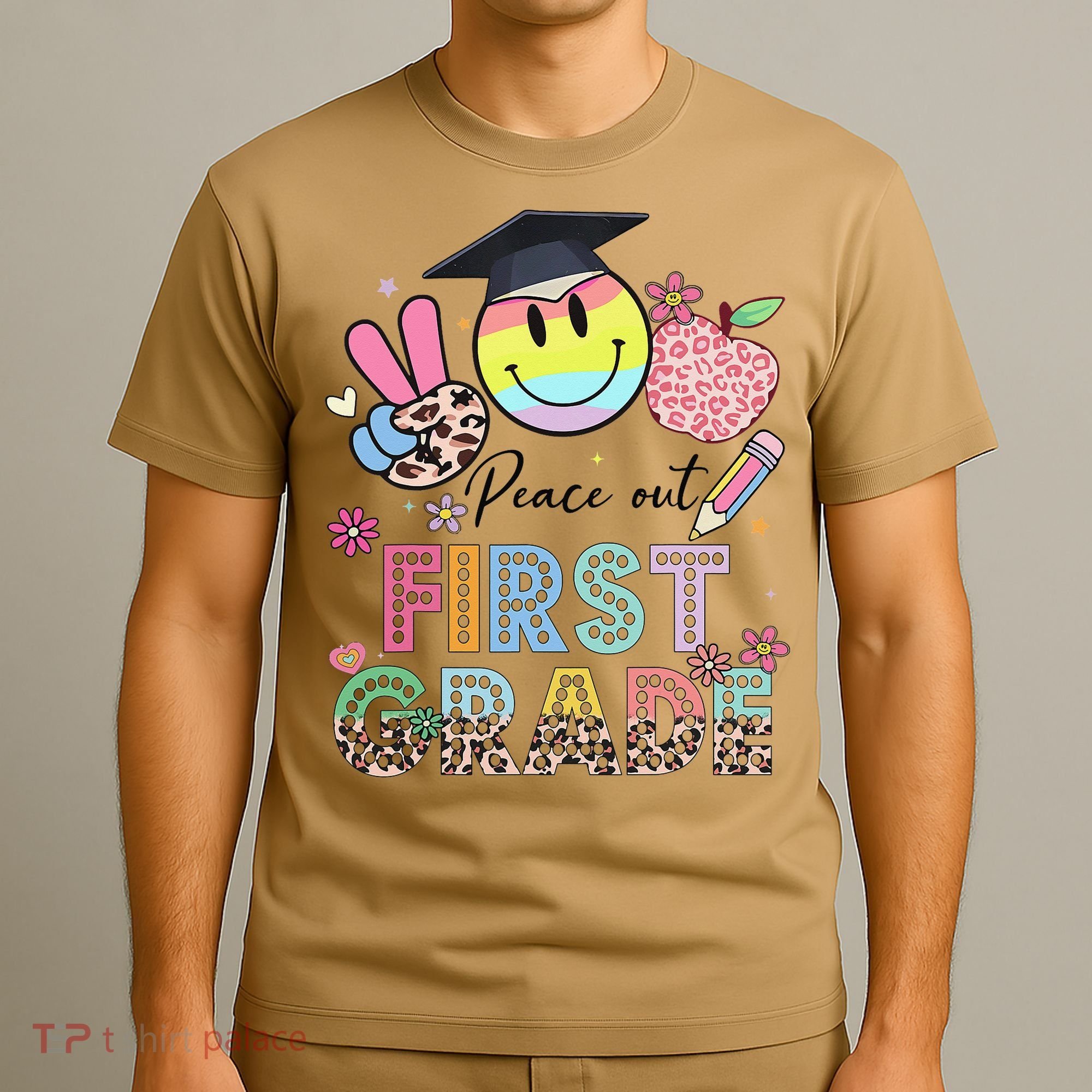 Peace Out 1st First Grade Graduation Last Day Of School T-Shirt