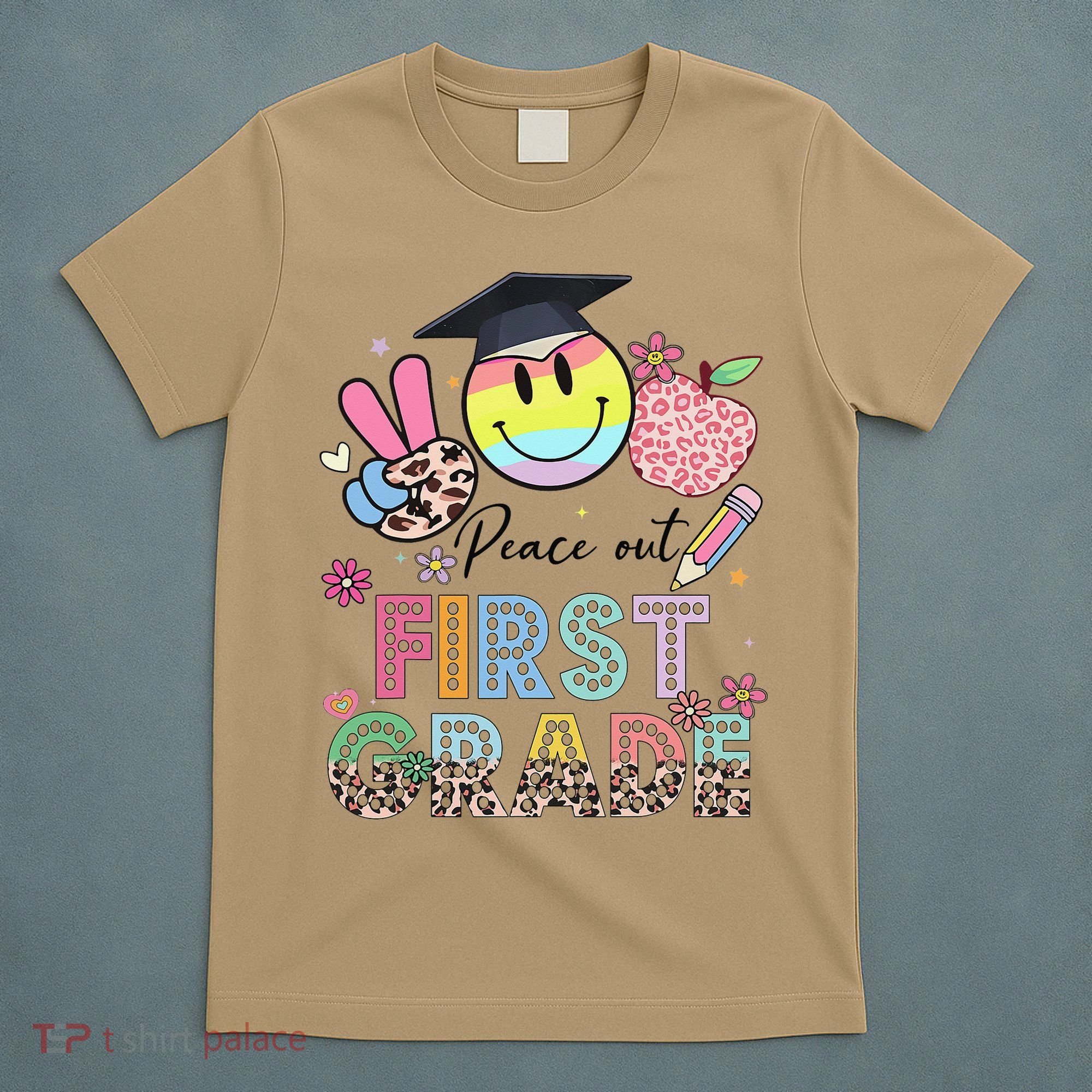 Peace Out 1st First Grade Graduation Last Day Of School T-Shirt