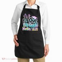 Peace Out 1st Grade Hello Second Grade First Grade Graduate Apron thumb 2