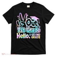 Peace Out 1st Grade Hello Second Grade First Grade Graduate T-Shirt thumb 0