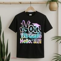 Peace Out 1st Grade Hello Second Grade First Grade Graduate T-Shirt thumb 2