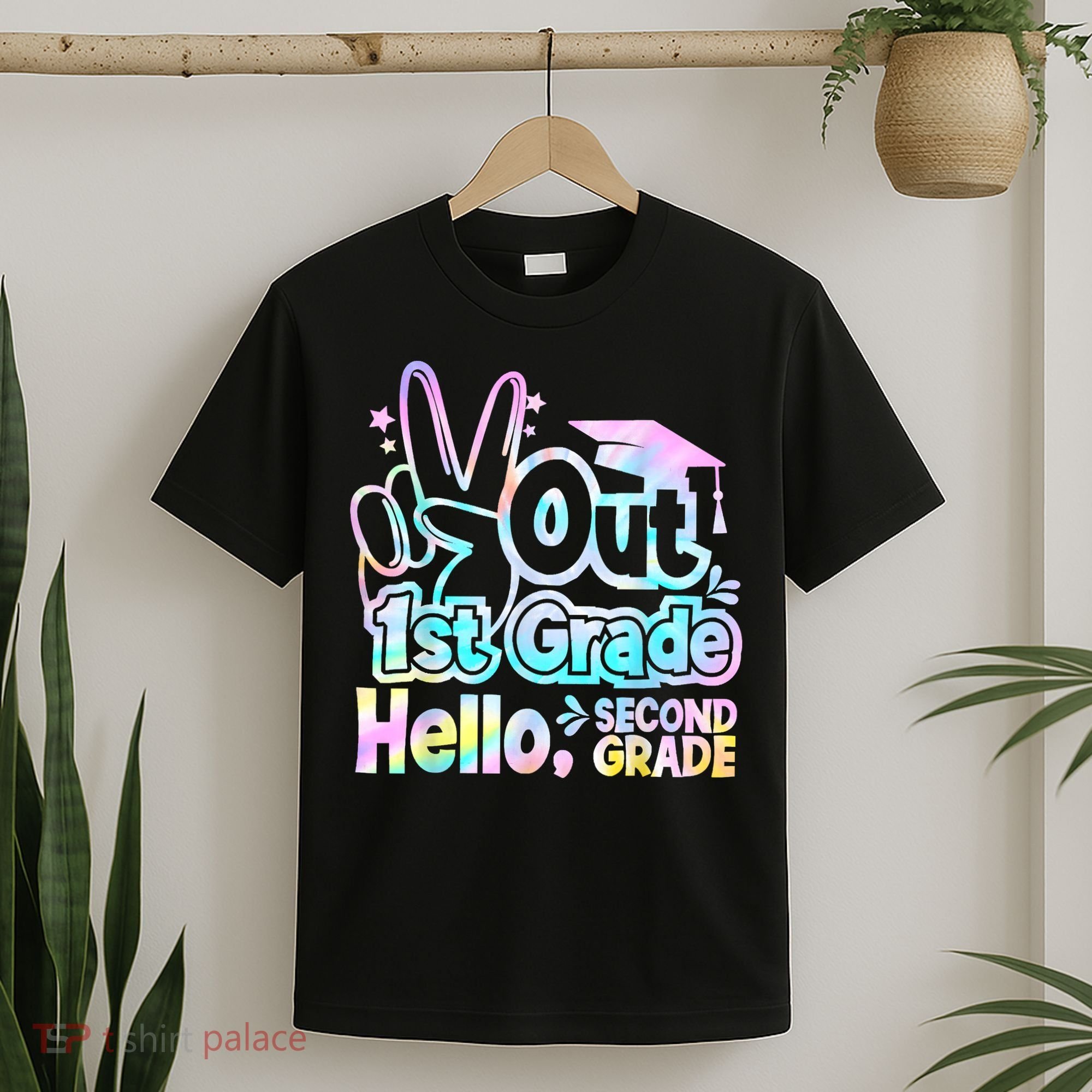 Peace Out 1st Grade Hello Second Grade First Grade Graduate T-Shirt