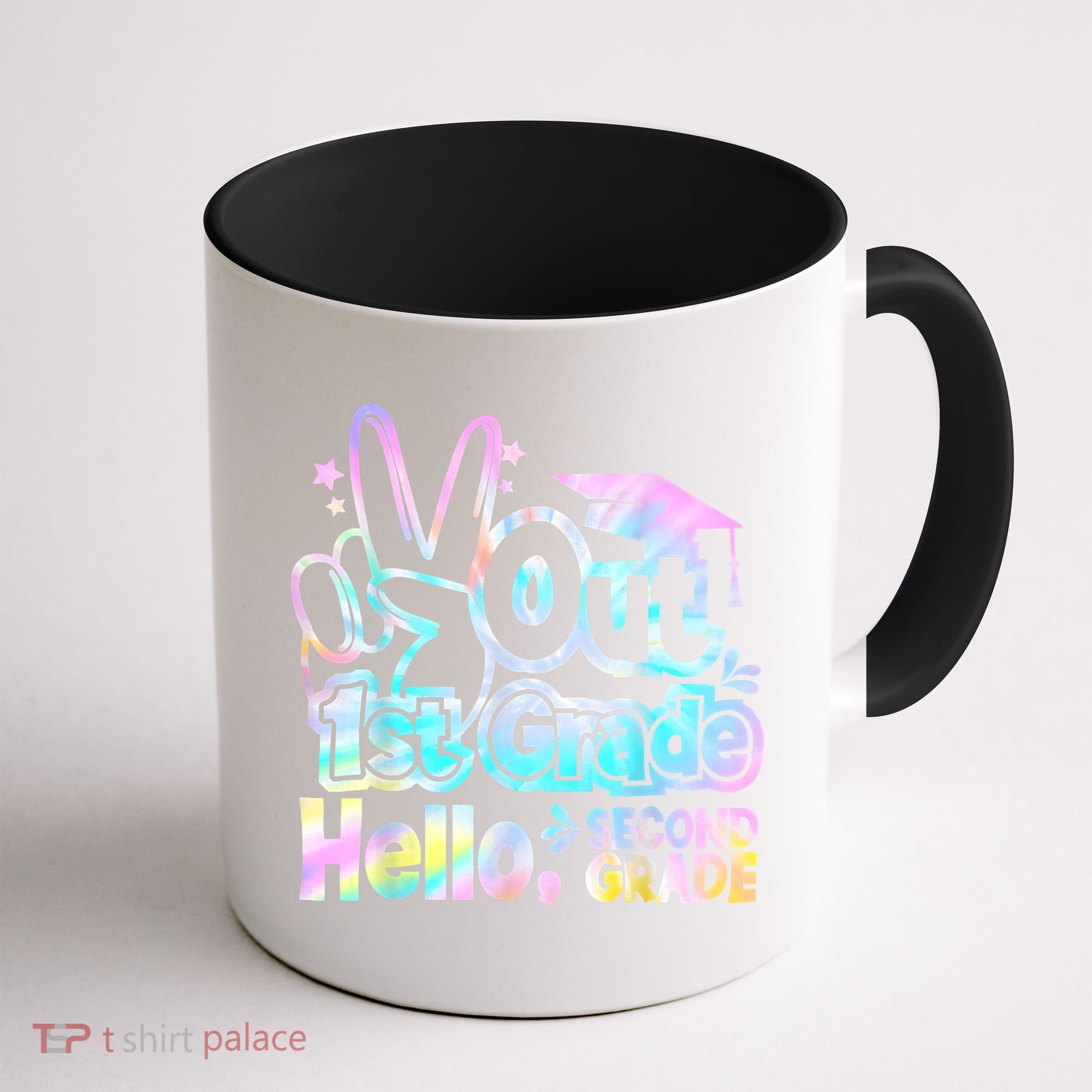 Peace Out 1st Grade Hello Second Grade First Grade Graduate Coffee Mug