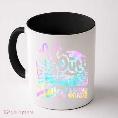 Peace Out 1st Grade Hello Second Grade First Grade Graduate Coffee Mug