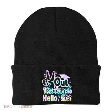 Peace Out 1st Grade Hello Second Grade First Grade Graduate Beanie