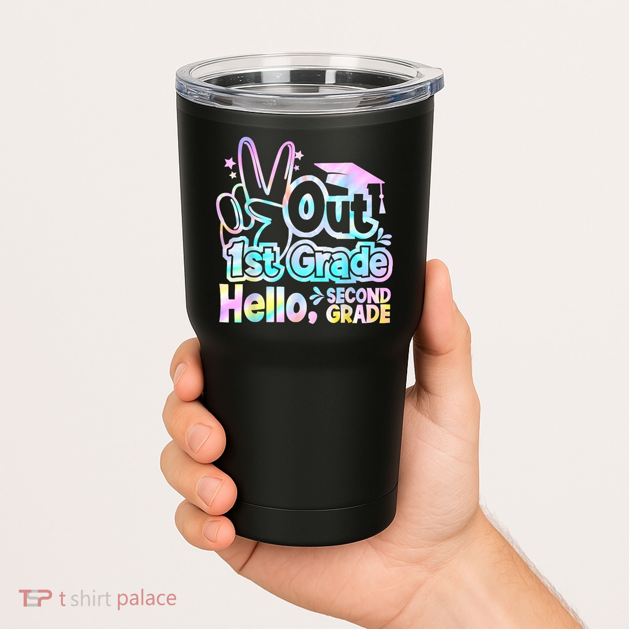 Peace Out 1st Grade Hello Second Grade First Grade Graduate Tumbler