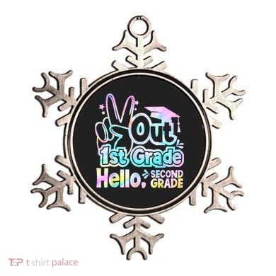 Peace Out 1st Grade Hello Second Grade First Grade Graduate Ornament