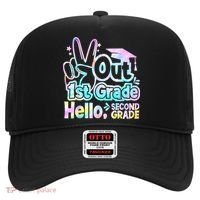 Peace Out 1st Grade Hello Second Grade First Grade Graduate Hat thumb 0