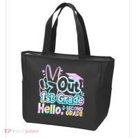 Peace Out 1st Grade Hello Second Grade First Grade Graduate Tote Bag thumb 3