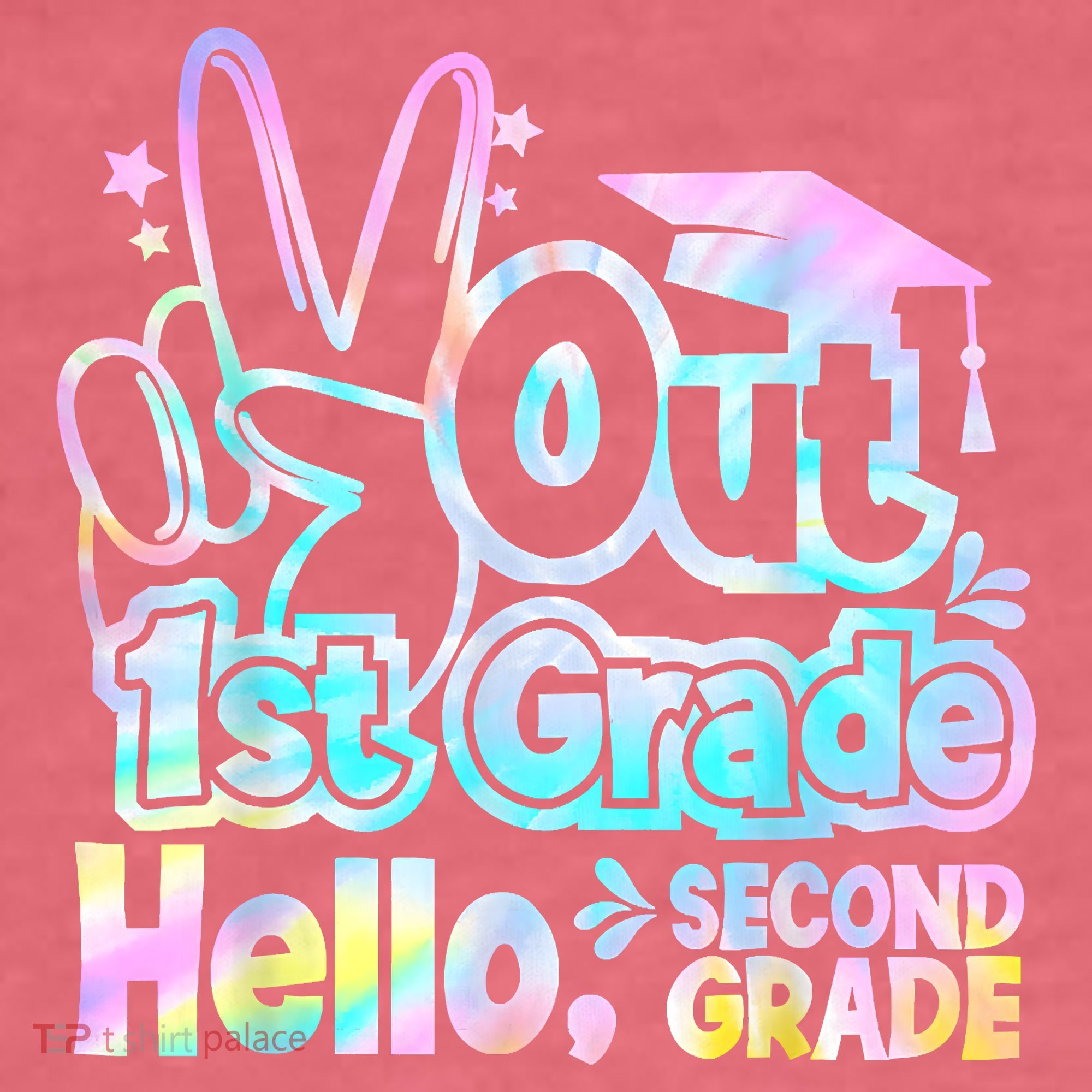 Peace Out 1st Grade Hello Second Grade First Grade Graduate Comfort Colors Heavyweight Long Sleeve T-Shirt