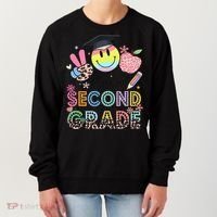 Peace Out 2nd Second Grade Graduation Last Day Of School Women's Sweatshirt thumb 0