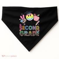 Peace Out 2nd Second Grade Graduation Last Day Of School USA-Made Doggie Bandana thumb 0