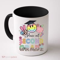 Peace Out 2nd Second Grade Graduation Last Day Of School Coffee Mug thumb 0