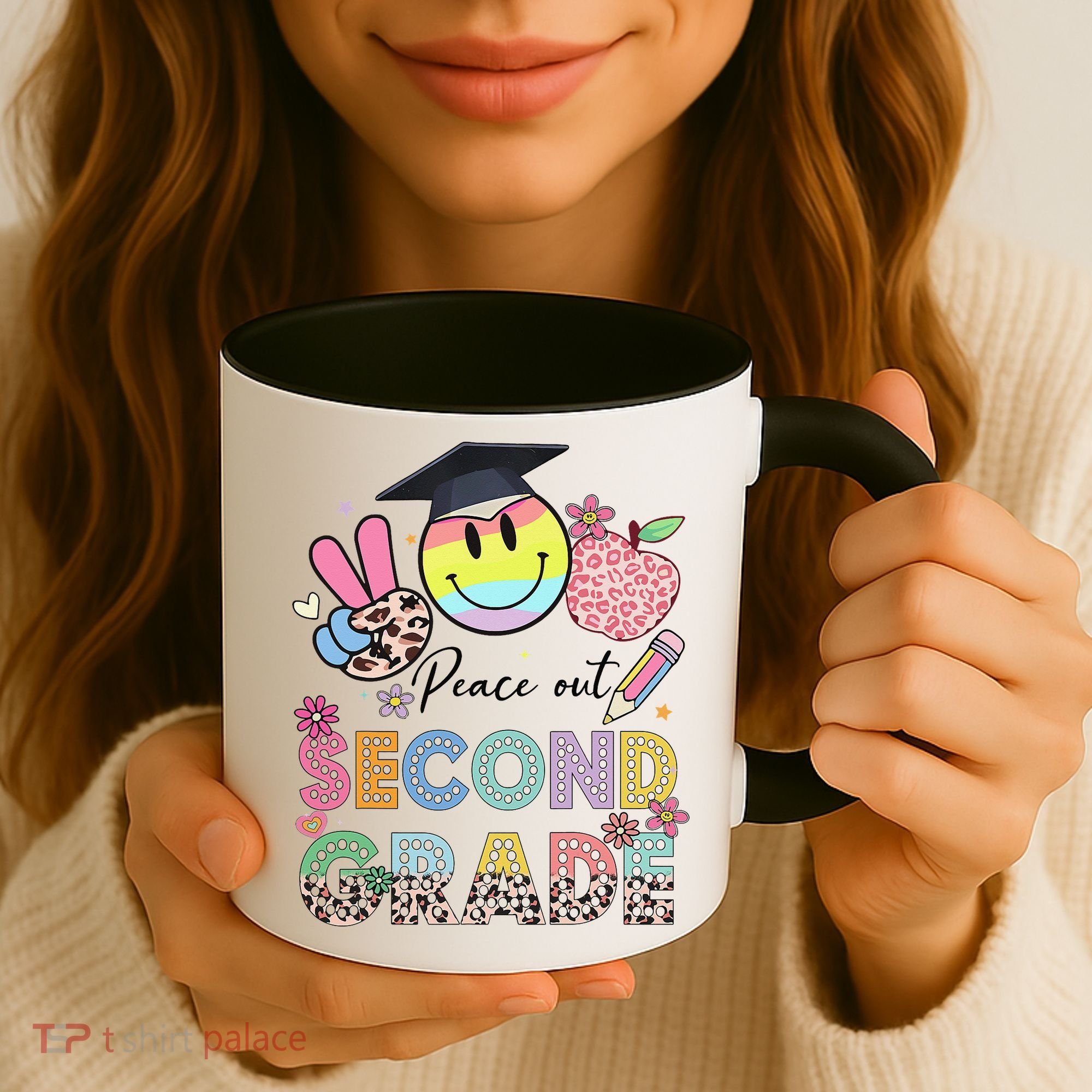 Peace Out 2nd Second Grade Graduation Last Day Of School Coffee Mug