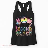 Peace Out 2nd Second Grade Graduation Last Day Of School Women's Tank Top thumb 0