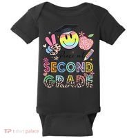 Peace Out 2nd Second Grade Graduation Last Day Of School Baby Bodysuit thumb 0