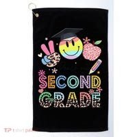 Peace Out 2nd Second Grade Graduation Last Day Of School Golf Towel thumb 0