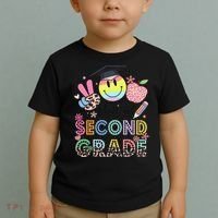 Peace Out 2nd Second Grade Graduation Last Day Of School Toddler T-Shirt thumb 2