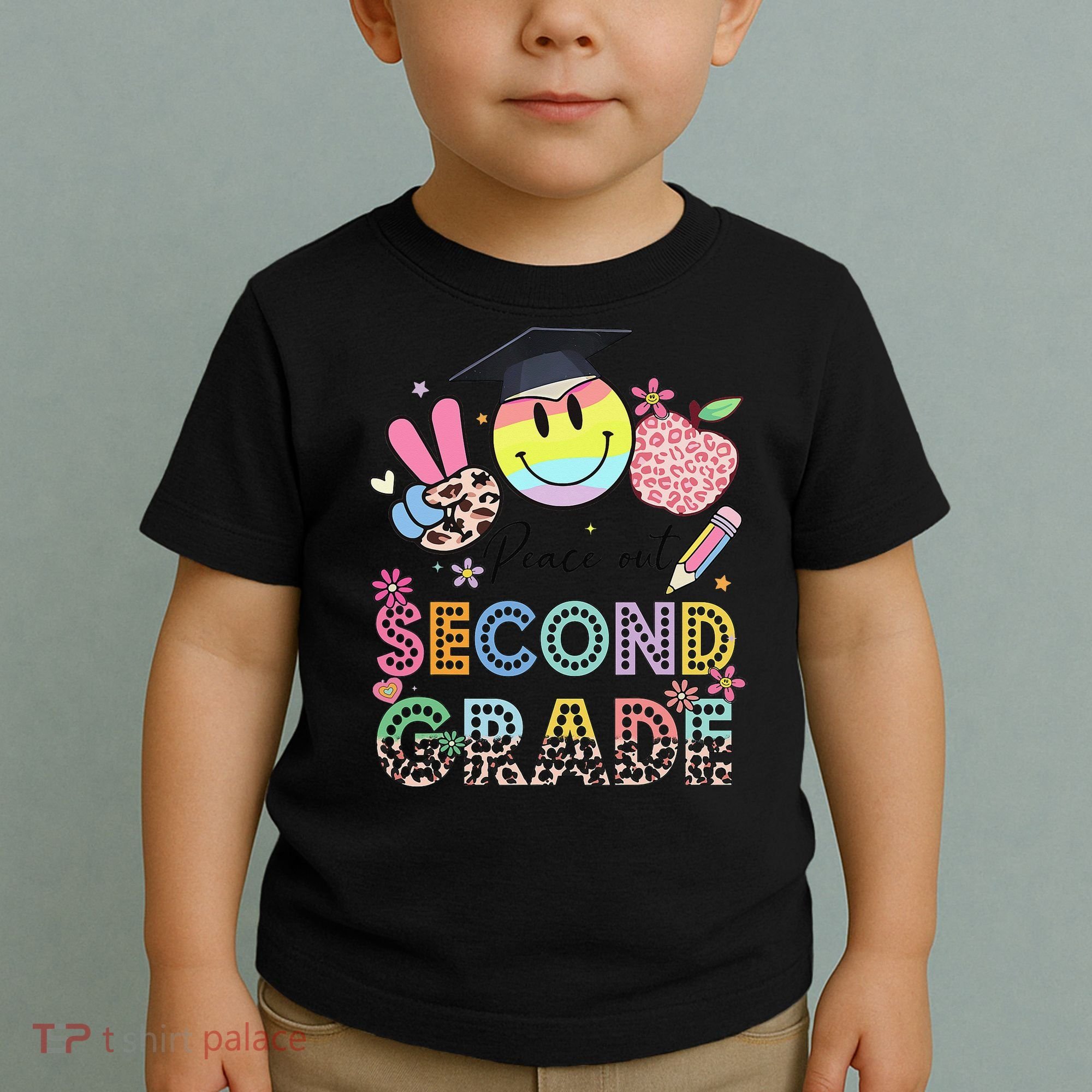 Peace Out 2nd Second Grade Graduation Last Day Of School Toddler T-Shirt