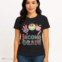 Peace Out 2nd Second Grade Graduation Last Day Of School Women's T-Shirt thumb 4