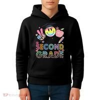 Peace Out 2nd Second Grade Graduation Last Day Of School Kids Hoodie thumb 4