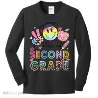 Peace Out 2nd Second Grade Graduation Last Day Of School Kids Long Sleeve Shirt thumb 0