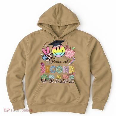 Peace Out 2nd Second Grade Graduation Last Day Of School Hoodie