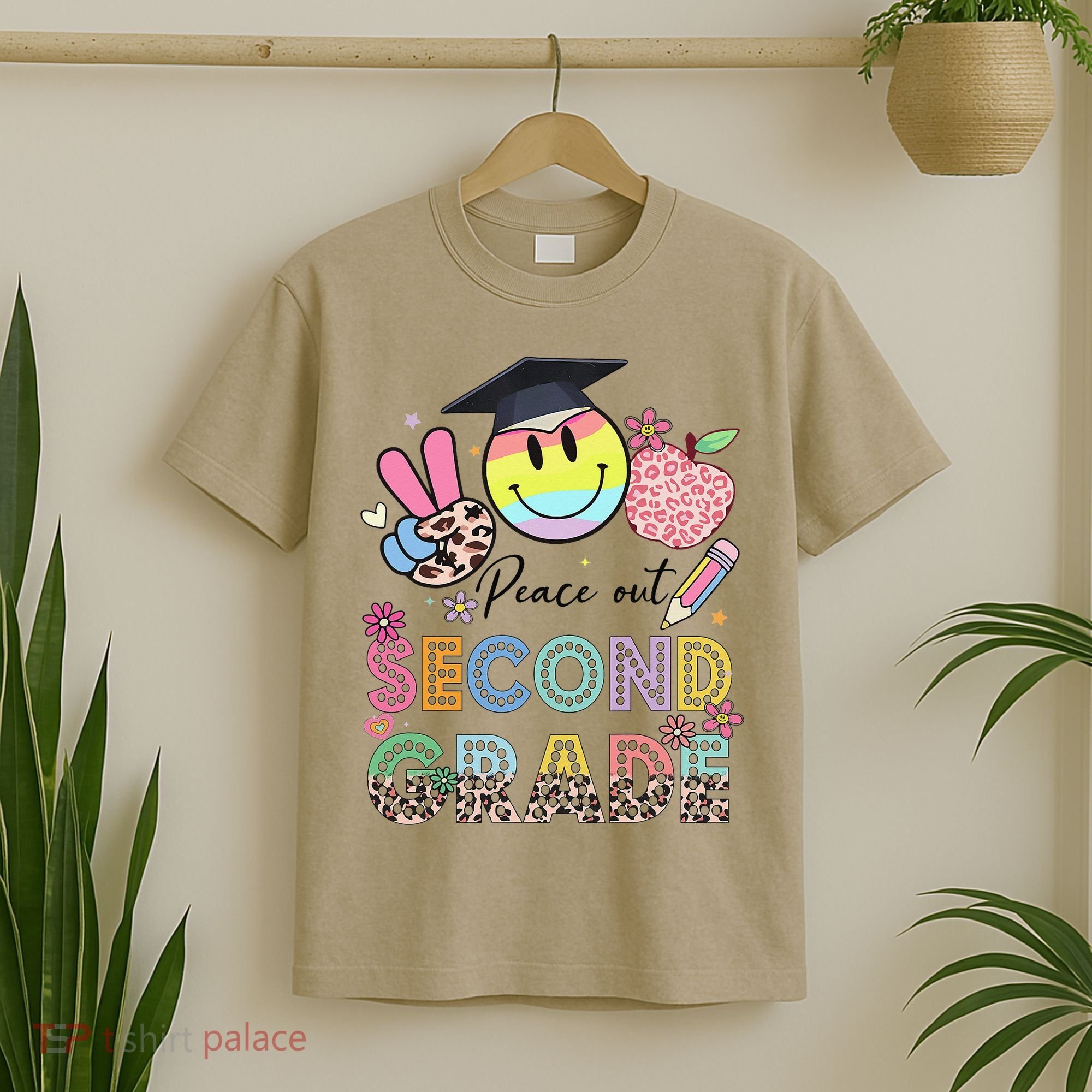 Peace Out 2nd Second Grade Graduation Last Day Of School T-Shirt