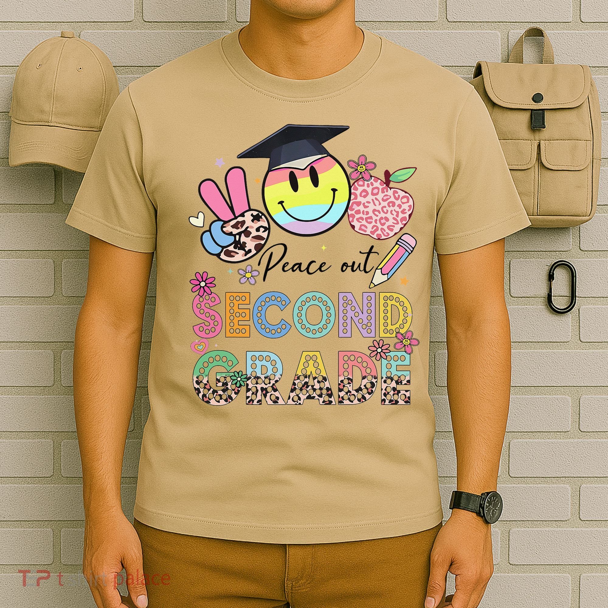 Peace Out 2nd Second Grade Graduation Last Day Of School T-Shirt
