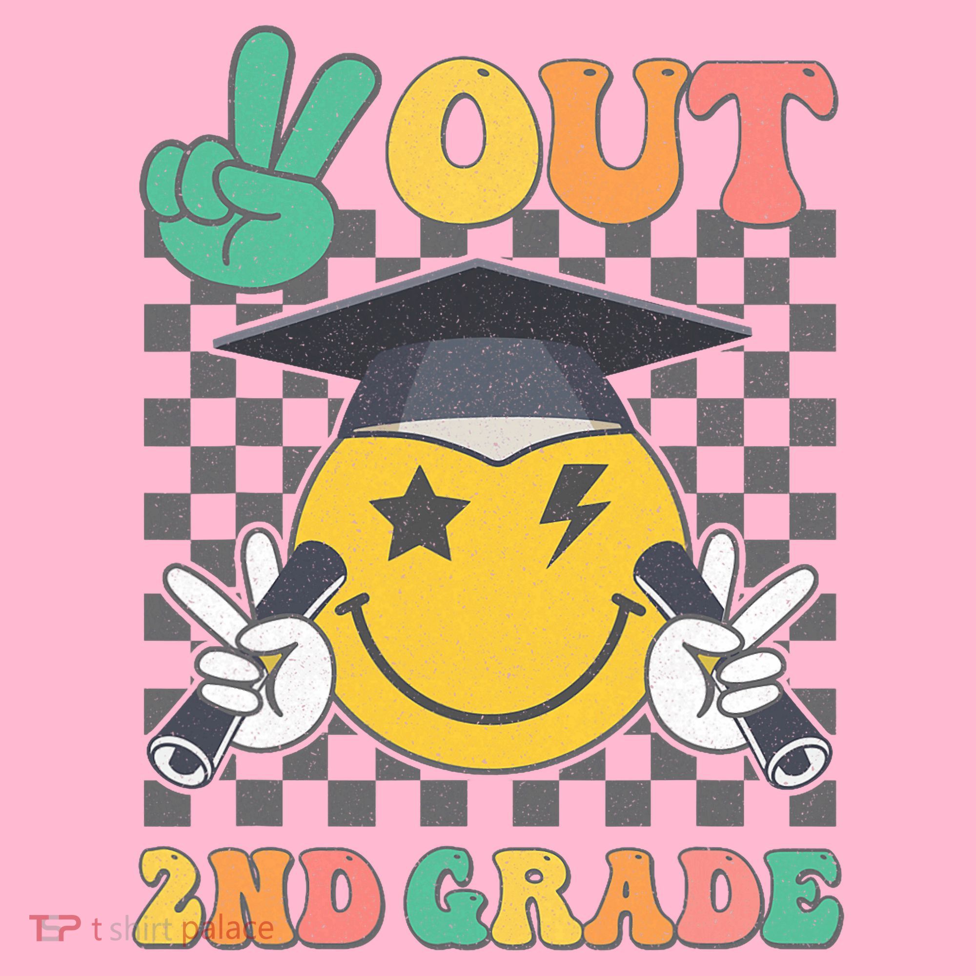 Peace Out 2nd Grade Graduation Last Day School Second Grade Coaster