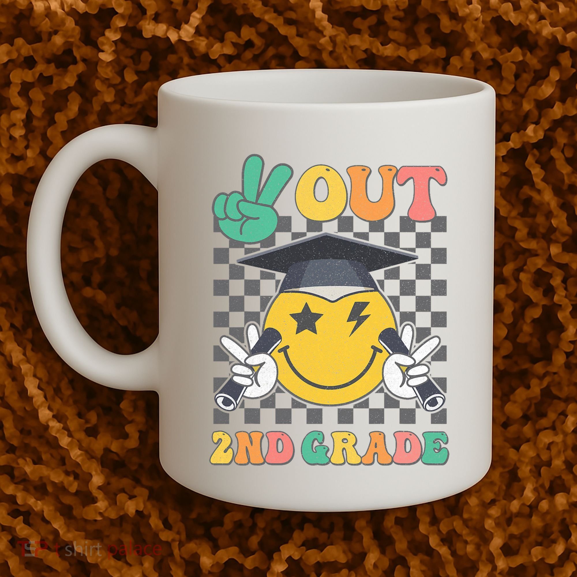 Peace Out 2nd Grade Graduation Last Day School Second Grade Coffee Mug