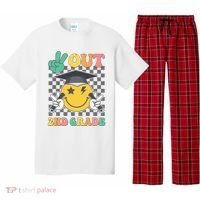 Peace Out 2nd Grade Graduation Last Day School Second Grade Pajama Set thumb 0