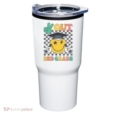 Peace Out 2nd Grade Graduation Last Day School Second Grade Tumbler