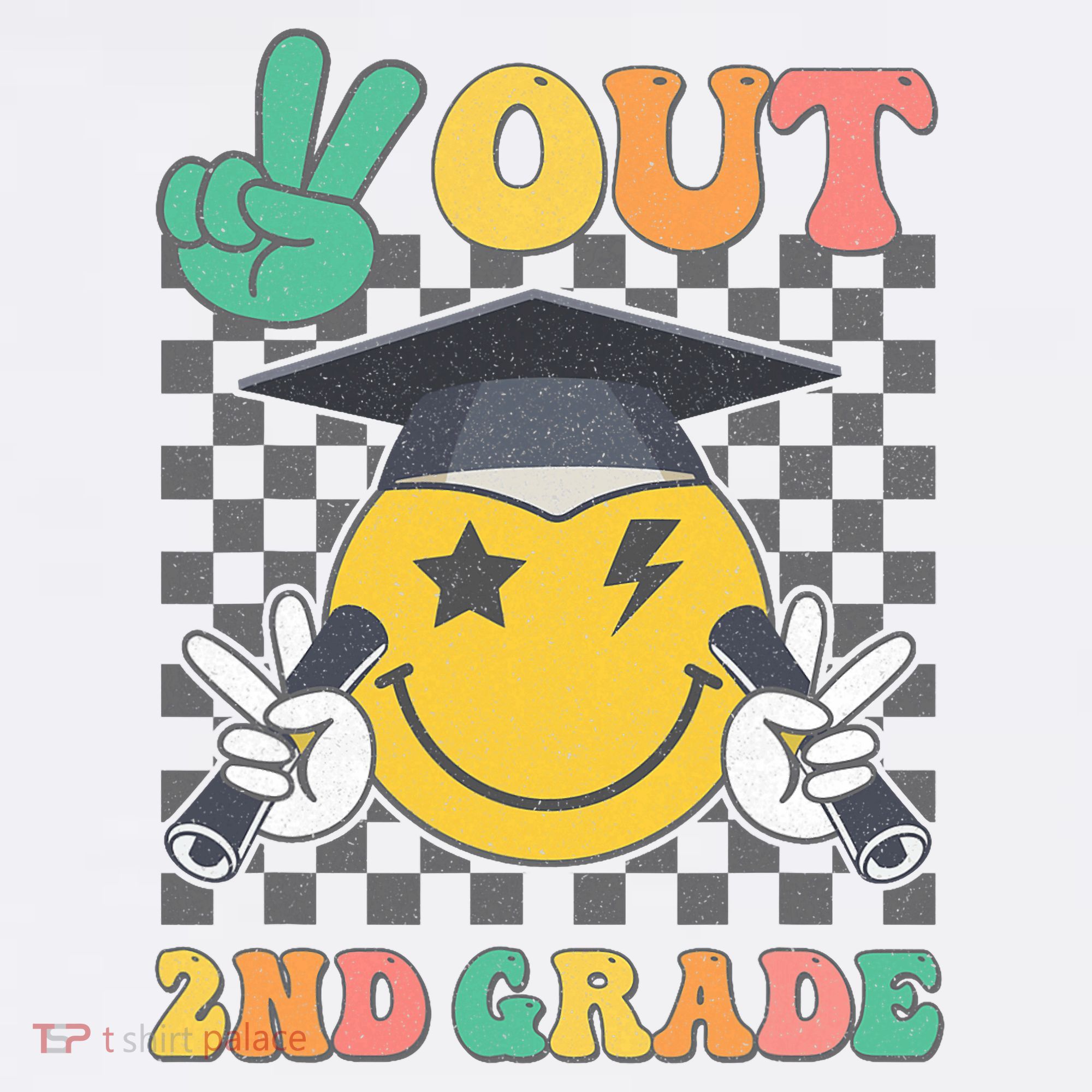 Peace Out 2nd Grade Graduation Last Day School Second Grade Visor